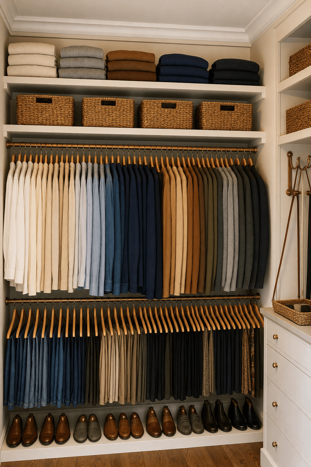 Walk-in closet — Georgetown — after