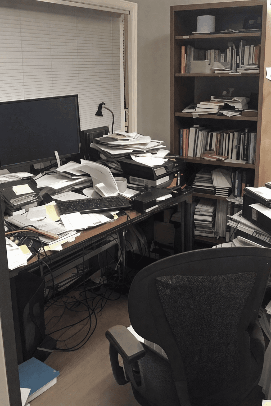 Home office rebuild — McLean — before